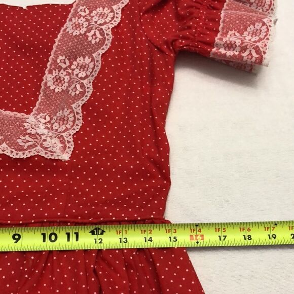 Made especially for you by Marilyn Marshall. Lace ruffles dot dress - Picture 11 of 15